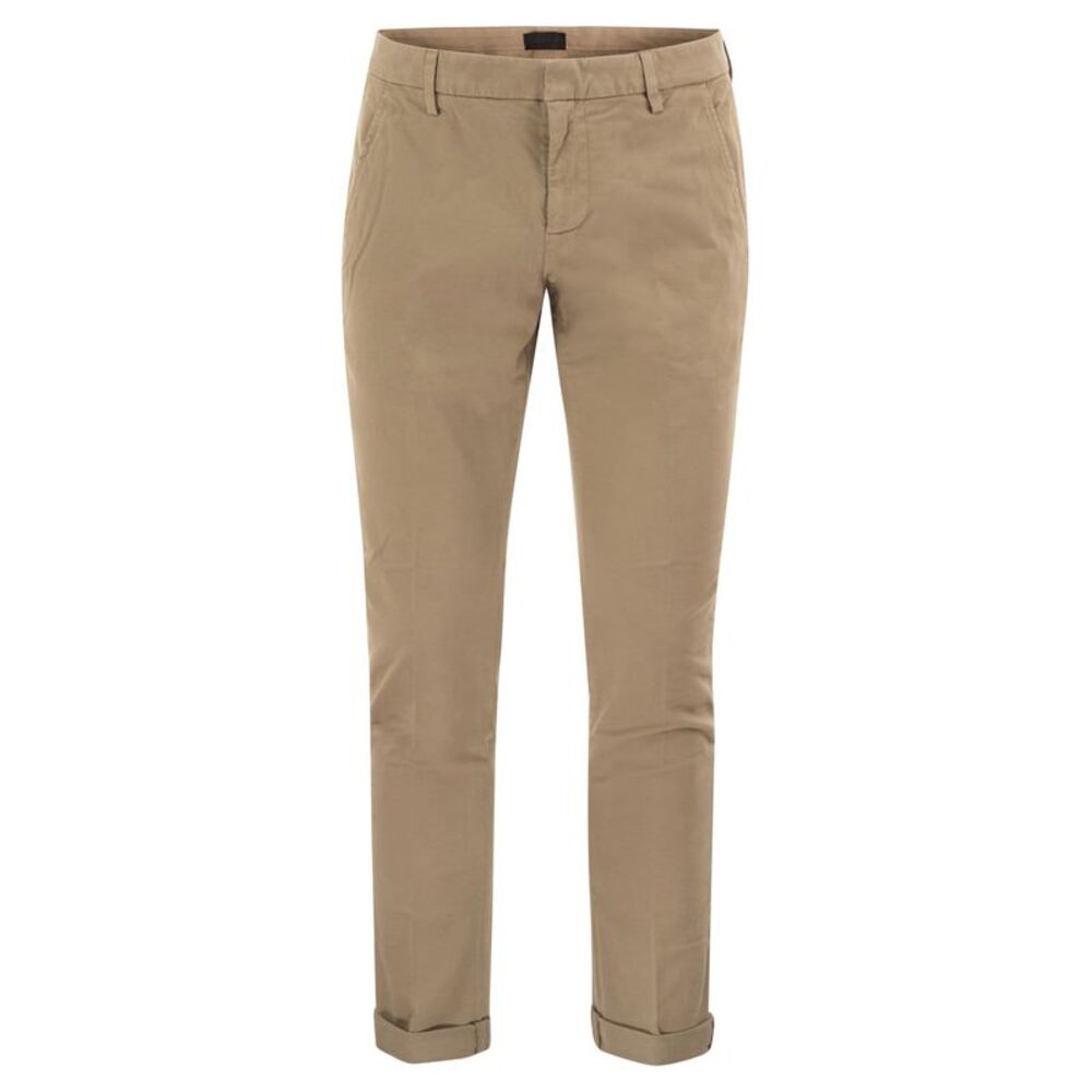 Dondup Men Gaubert - Slim-Fit Gabardine Trousers